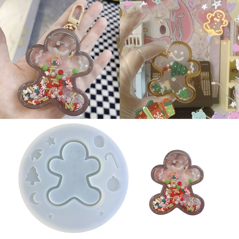 TINYSOME Flower Resin Shaker Molds,Silicone Quicksand Mould Resin