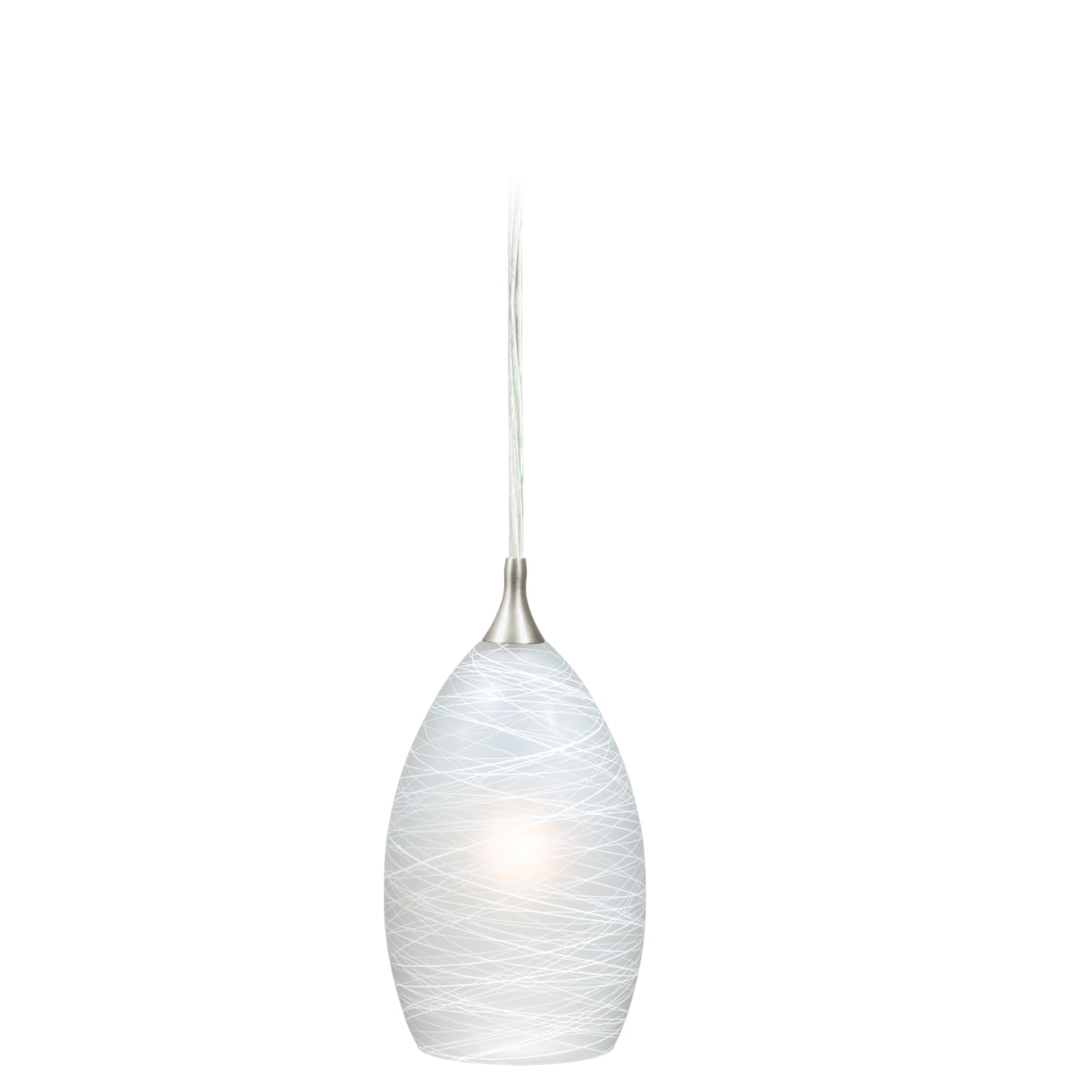 Vaxcel Milano Satin Nickel Mini Pendant 
