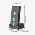 thumbnail image 2 of Yucurem 2026 Upgrade 2 Way Wireless Intercom for Home, Caregiver Pager Intercom for Elderly, 500m Range Real-time Business Room to Room Communication Intercoms Wireless (Black), 2 of 8