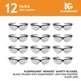 thumbnail image 2 of Gafas de seguridad KLEENGUARD V30 Nemesis, lente transparente y marco negro, 2 of 9