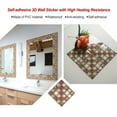 thumbnail image 3 of ziyahi Crystal Tile 3D Wall Sticker Practical Glass Decor Pattern Panel High Heating Resistance Living Room Bathroom Decoration Type 1 Type 5, 3 of 6