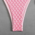 thumbnail image 6 of Warop Women's Printed Bikini Set, Tie-Back with Built-in Bra, No Underwire 2-Piece Swimsuit for Beach, 6 of 7