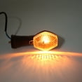 thumbnail image 4 of Motorcycle Signal Light, Firm Portable Sturdy ABS Compact Motorcycle Front Turn Signal Light  For Outing Transparent,Tawny,Black, 4 of 8