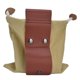 thumbnail image 3 of Bolsa de almacenamiento para recolección de frutas de color caqui para acampar al aire libre y colgar herramientas Bolsa de lona de cuero PU para recolección de alimentos, 3 of 8