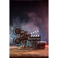 thumbnail image 2 of YUSDECOR 5x7ft Movie Reel Photography Backdrops Camera Clipart Background Photo Studio Props, 2 of 3