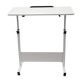 thumbnail image 5 of 31*16in Mobile Standing Desk,Portable Rolling Laptop Desk Cart Height Adjustable Stand Up Table Adjustable Tilt Angle 180° with Wheels and Bag for Home Offices White, 5 of 27