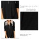 thumbnail image 1 of Top de Mujer ANGGREK Camisa Casual de Color Puro de Poliéster, 1 of 6