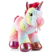 Holiday Time 20in Tiedye Unicorn Plush