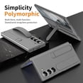 thumbnail image 3 of ELEHOLD Case for Samsung Galaxy Z Fold 6, Shockproof Full Body Hand Strap Case with Stand & Bulit-in Screen Protector,Gray, 3 of 7
