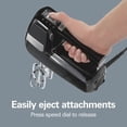 thumbnail image 7 of 6 Speed Hand Mixer with Storage Clip and Stir Button 3 Attachments Black : 300W Kitchen Mixer, 7 of 7