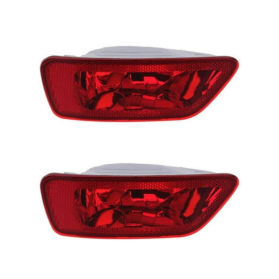 2X Rear Left Fog Lamp for Journey, Compass Grand 11-16 Tail Bumper Lamp Fog Lights Rear Bumper Light