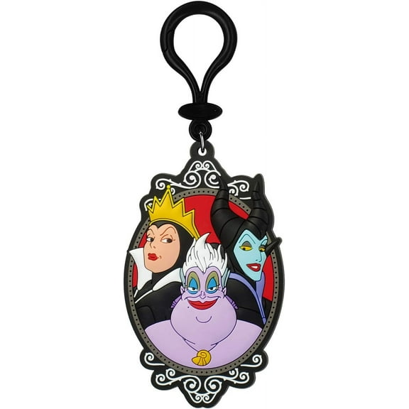 Disney Villains Soft Touch PVC Key Ring: Group