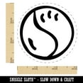 thumbnail image 2 of Tennis Ball Cute Self-Inking Rubber Stamp Ink Stamper - Purple Ink - Small 3/4 Inch, 2 of 7