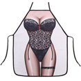 thumbnail image 1 of Funny Novelty Woman Men Kitchen Cooking Apron zdq, 1 of 1