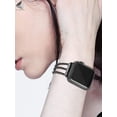 thumbnail image 5 of PULLIMORE Apple Watch Bands 40mm 44mm for Women Bling Stainless Steel Replacement Watch Link Strap for iWatch Band Series 8/7/6/5/4/3/2/1 SE (Rose Gold), 5 of 6