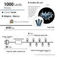 thumbnail image 2 of Serie Navideña 1000 Led Luz Blanca 45 Metros 8 Funciones, 2 of 4