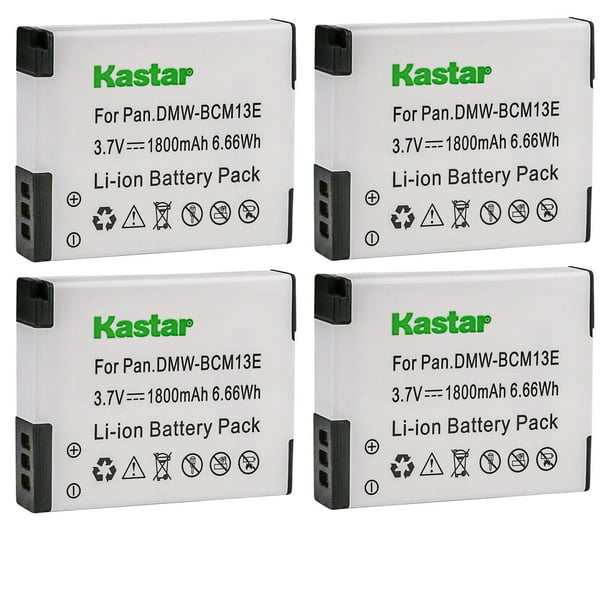 Kostbaar Ziektecijfers toewijzen Kastar 4-Pack DMW-BCM13 Battery Replacement for Panasonic Lumix DMC-ZS45 DMC-ZS45K,  Lumix DMC-ZS50 DMC-ZS50K, Lumix DMC-FT5 DMC-FT5A DMC-FT5D DMC-FT5K DMC-FT5S,  Lumix DMC-FT6, Lumix DMC-FT7 Camera - Walmart.com