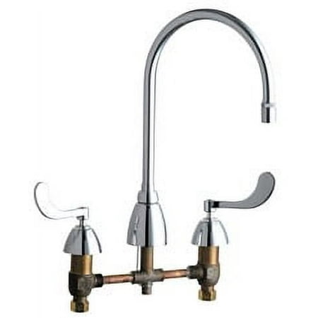Chicago Faucets 201-Agn8ae29-317Ab Commercial Grade High Arch Kitchen Faucet - Chrome