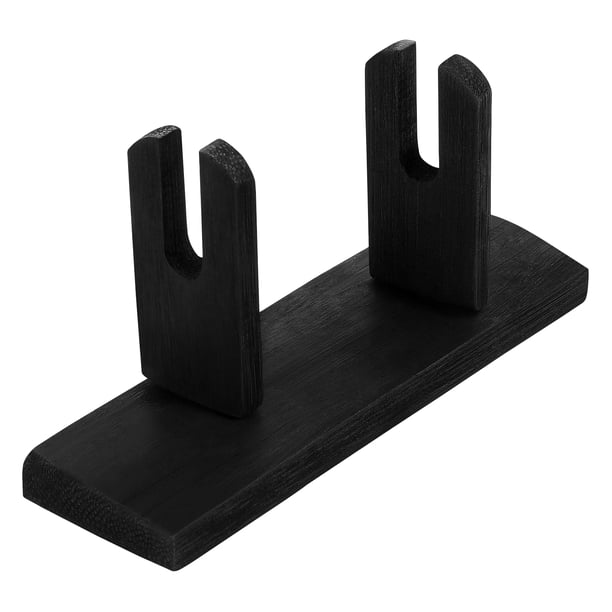 FELTECHELECTR 1 soporte plegable para ventilador de mano, soporte de madera para exhibición, soporte plegable para ventilador.