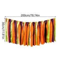 thumbnail image 4 of PSVFUJZ Multicolor Ribbon Garland , Fabric Banner Hanging Decor, DIY Assembled Fall Tassel Streamer for Halloween Thanksgiving Autumn Fireplace Porch Home Party Decoration(Multicolor1), 4 of 9
