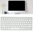thumbnail image 4 of Cordless Keyboard Mini Portable White Computer Keyboards for  OS X IOS, 4 of 8