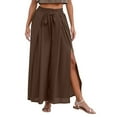 thumbnail image 1 of Pantalones palazzo anchos para mujer: pantalones elásticos y flexibles con cintura elástica para primavera/verano/otoño, 1 of 4