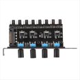 thumbnail image 3 of Regulador Ventilador Caja Computadora 12 V, Controlador Velocidad Ventilador 8 Vías y 4 Perillas, Control Ventilador, Concentrador Ventilador Refrigeración., 3 of 5