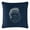 Navy Blue, variant on Sparkles Home Santa Rhinestone Pillow Pewter 20x20