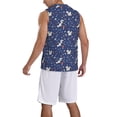 thumbnail image 2 of Xecao Squirrel Flower print basketball shirt for both men and women, a unisex basketball jersey perfect for theme parties-Small, 2 of 6