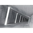 thumbnail image 2 of wall26 - Empty Abstract Concrete Interior, 3D Render of Pitched Tunnel - Removable Wall Mural | Self-Adhesive Large Wallpaper - 100x144 inches, 2 of 6