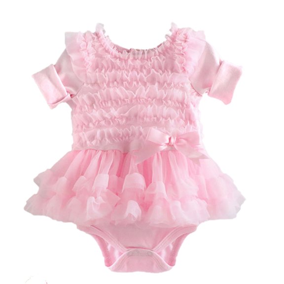Curuila Infant Baby Girls 2 Piece Set Long Sleeve Solid Color Crew Neck Romper With Headbands Autumn Winter Comfort Clothes Set A Size 9-12 Months