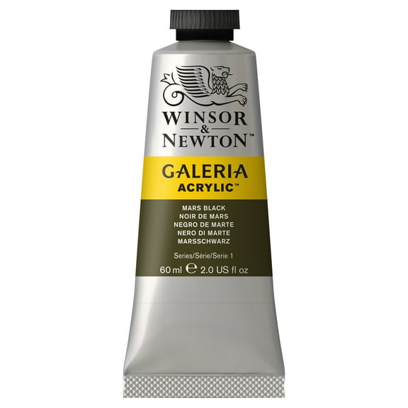 Winsor & Newton Galeria Acyrlic, 60ml, Mars Black
