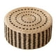 thumbnail image 1 of Cojín de asiento redondo, cojín de suelo de tatami, cojín de asiento, tapete de suelo de tatami tejido, cojín de suelo de estilo japonés para sala de Negro 45cm, 1 of 8