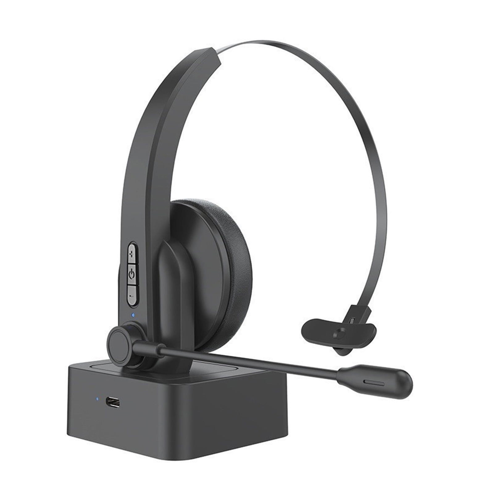 COFEST Trucker Bluetooth Headset, Wireless Headset with Microphone for PC, Bluetooth Headset with Microphone Noise Cancelling, for Cell Phones, Computer, Truck Drivers