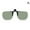 Green, variant on ZOUBAOQ GXFCAI 1 PC Sunglasses Clip Unisex Clip-on Polarized Day Night Vision Flip-up Driving Sunglasses Glasses Lens For Outside