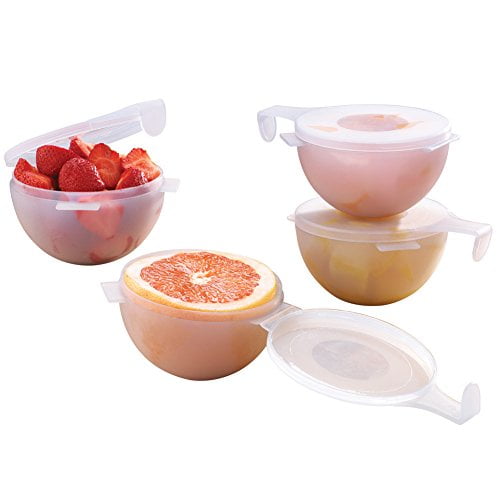 Food Keepers Plastic Containers With Snap Lids Fruit And Veggie Savers