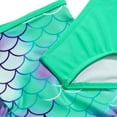 thumbnail image 6 of GYRATEDREAM 7-14Y Child Girls 3 Piece Mermaid Print Bathing Suit Swimsuits with Beach Skirt, 6 of 7