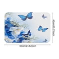 thumbnail image 3 of Door Mat Anti Slip Bath Floor Mat Soft Faux Living Room Rug Classic Decoration Rug Quick-Drying Bathroom Rug Durable Anti Slip Carpet Entrance Floor Mat 23.62x15.75 Inch (1Pcs), 3 of 6