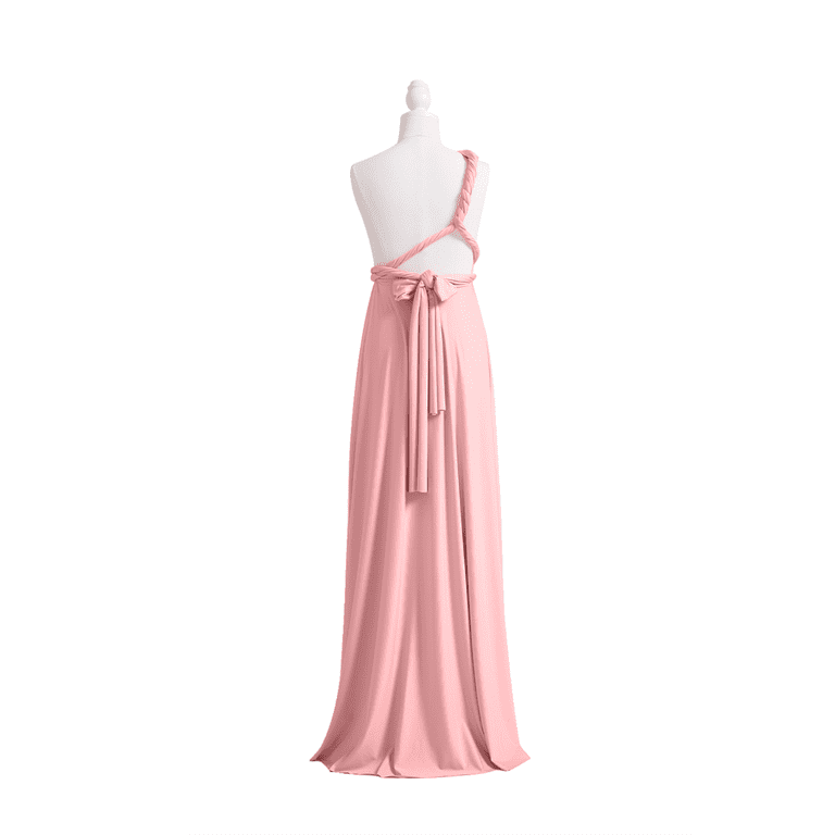open lace back dress Floral Dreams Strapless Maxi Dress Pink main image 0