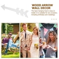 thumbnail image 4 of Decorative Wood Sign Wooden Arrow Road Sign Pendant for Wedding Banquet, 4 of 8
