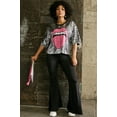 thumbnail image 5 of 2Chique Boutique Women's Short Sleeve Round Neck Sequins Printed Top, 5 of 5