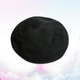 thumbnail image 6 of Rhewides Spring Summer Beret All-Match Sun Protection Hat Fashion Painter Hat for Adults (Black), 6 of 10