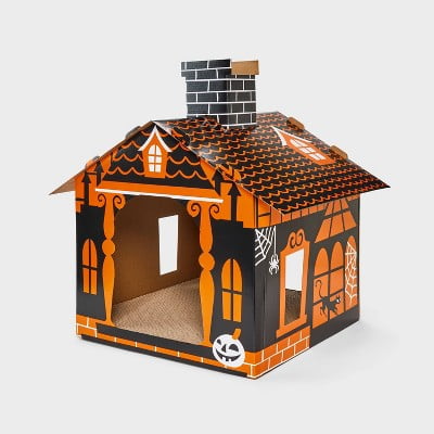 Halloween Haunted House Cat Scratcher House - 18.5"