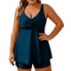 thumbnail image 2 of Tankini de moda para mujer, traje de baño diario sin mangas, traje de baño conservador de cuerpo unido, traje de baño de dos piezas para mujer, trajes de baño tankini para mujer, traje de baño de 2 pi, 2 of 6