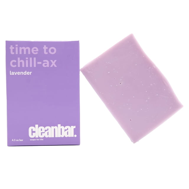 Jabón en barra natural Cleanbar - Time to Chill-ax - Jabón en barra de lavanda