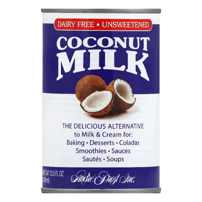 Andre Prost Unsweetened Coconut Milk, 13.5 OZ (Pack of 12) by