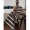 Brown, variant on Womens Brown Striped Knit Dress With Round Neck Short Sleeve And Loose