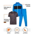 thumbnail image 4 of RBX Boys Jogger Set - Lightweight Athletic Tricot Joggers, T-Shirt and Zip Up Jacket for Boys 3 Pack, 4 of 7