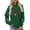 Dark Green, variant on Women's Oversized Sweatshirts Spring Fall Trendy Casual Cow Printed Drop Shoulder Long Sleeve Hoodless Pullover Crew Neck Sweatshirt Pullover Top Black-XL