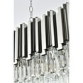 thumbnail image 5 of Elegant Lighting Willow 47 Inch Rectangular Chandelier In Chrome, 5 of 8